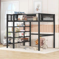 Lit mezzanine multifonctionnel de style moderne