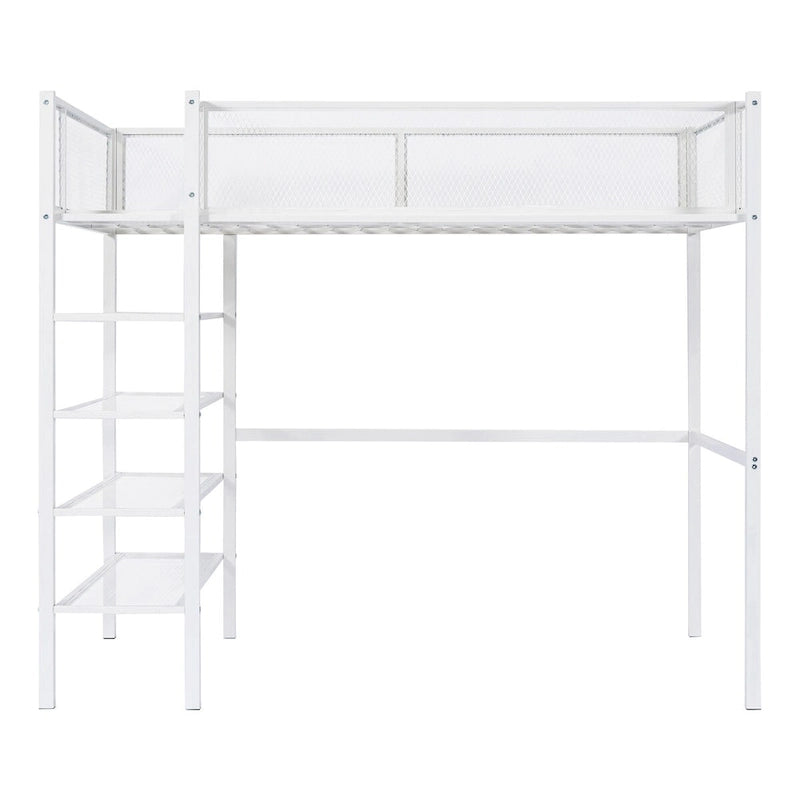 Lit mezzanine multifonctionnel de style moderne