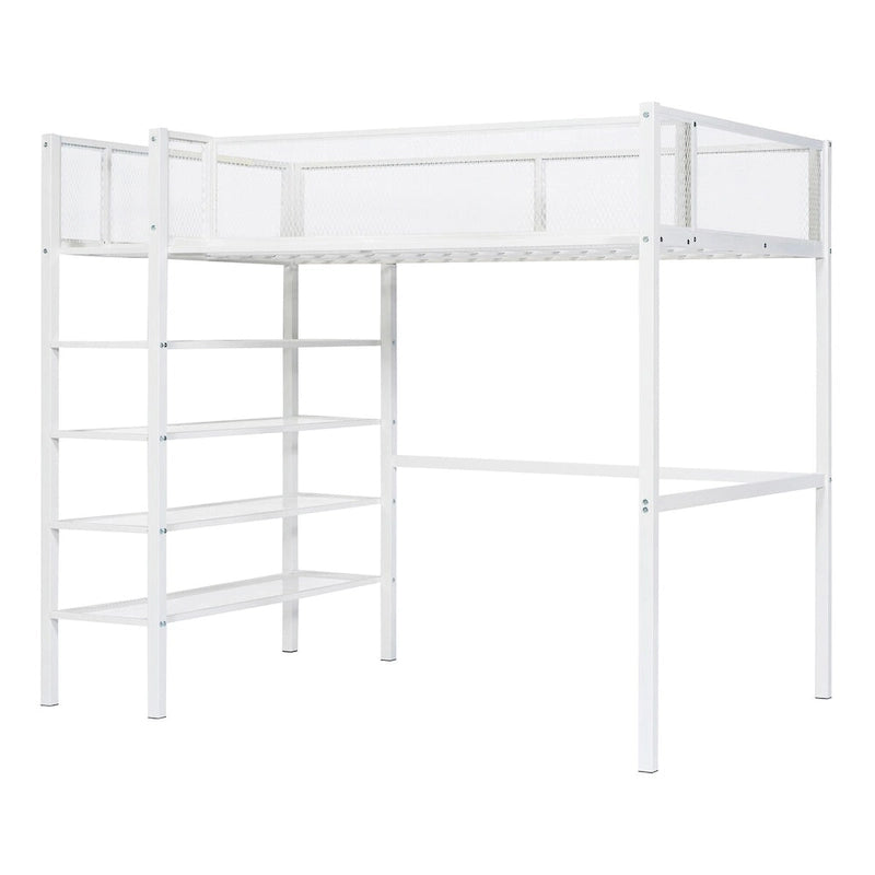 Lit mezzanine multifonctionnel de style moderne