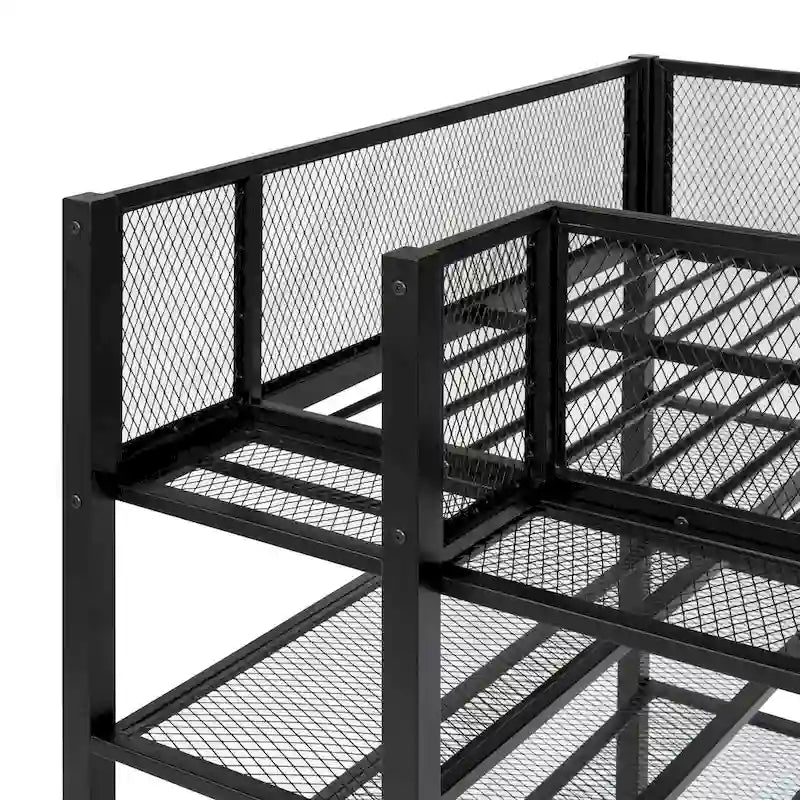 Lit mezzanine multifonctionnel de style moderne