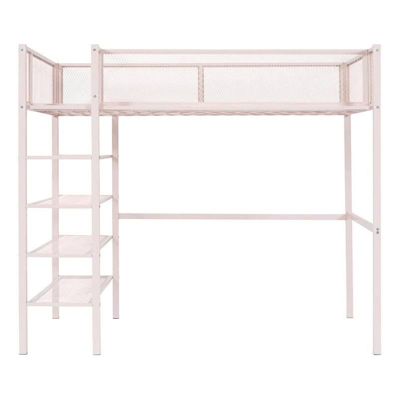 Lit mezzanine multifonctionnel de style moderne