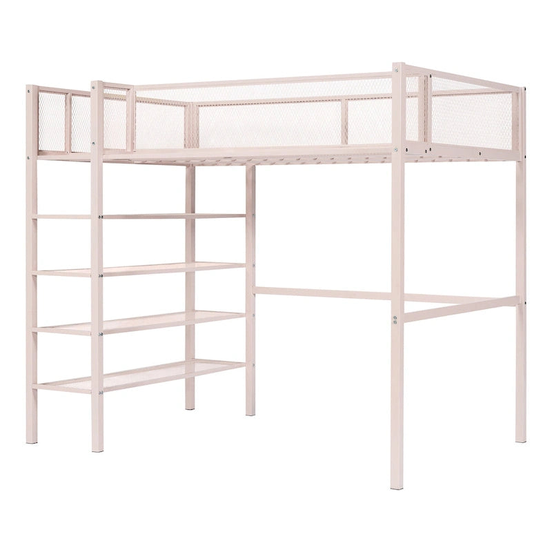 Lit mezzanine multifonctionnel de style moderne