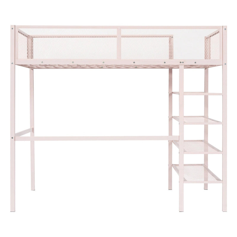 Lit mezzanine multifonctionnel de style moderne