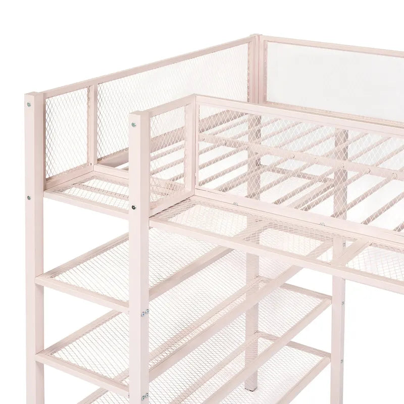 Lit mezzanine multifonctionnel de style moderne