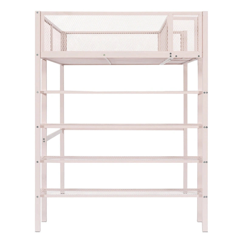 Lit mezzanine multifonctionnel de style moderne