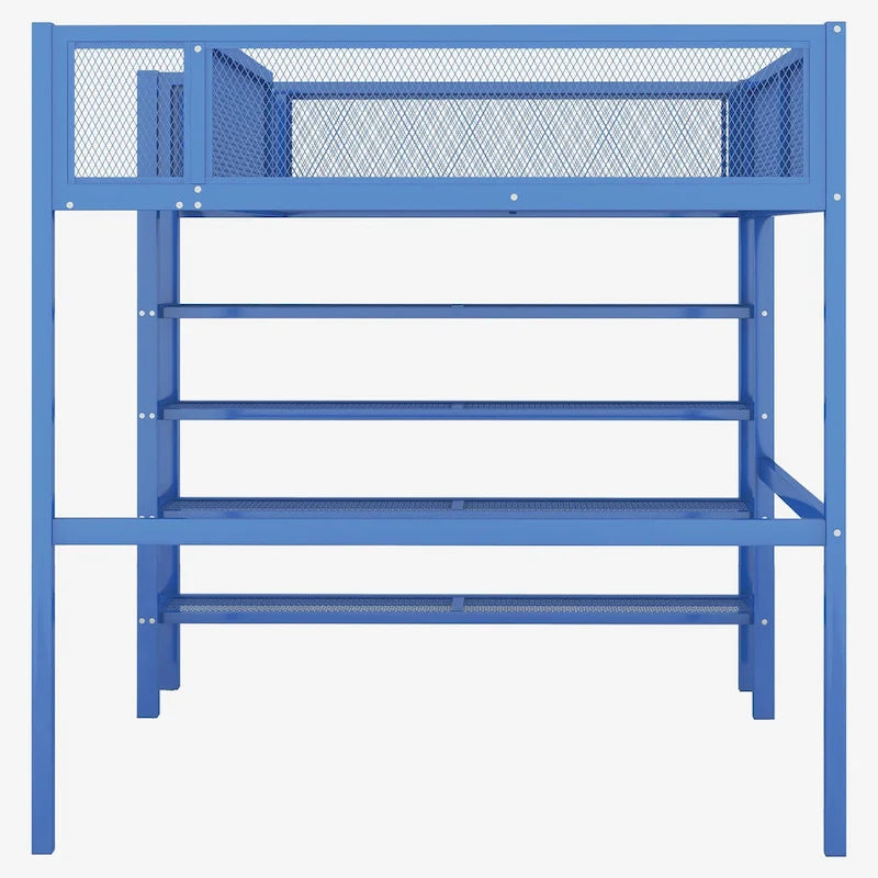 Lit mezzanine multifonctionnel de style moderne